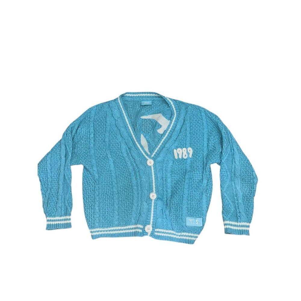 Taylor Swift 1989 Cardigan M/L Taylor’s Version Limited Edition Blue folklore